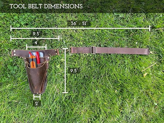 Leather Gardening Tool Belt