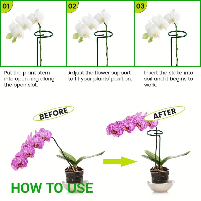 Metal Plant Stakes( Pack of 12) Plant Support