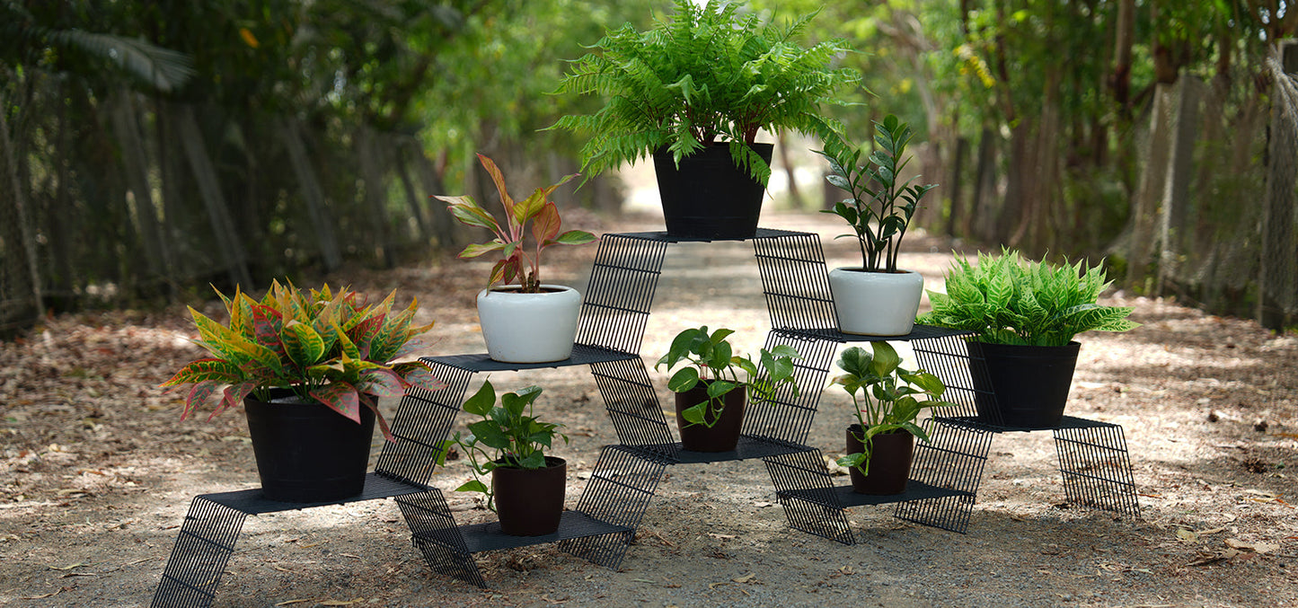 Large Modular Plant Stand for 4 Pots