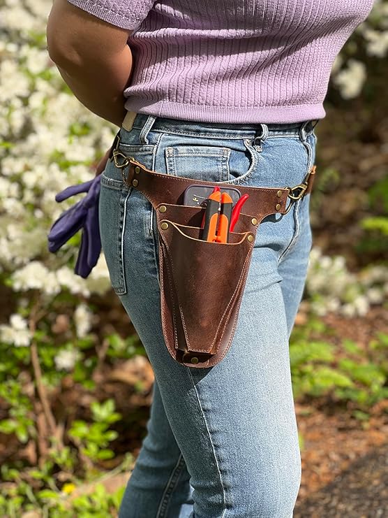  Leather Gardening Tool Belt