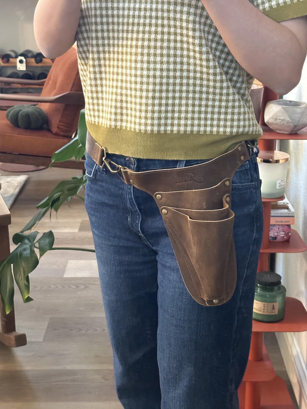 Leather Gardening Tool Belt