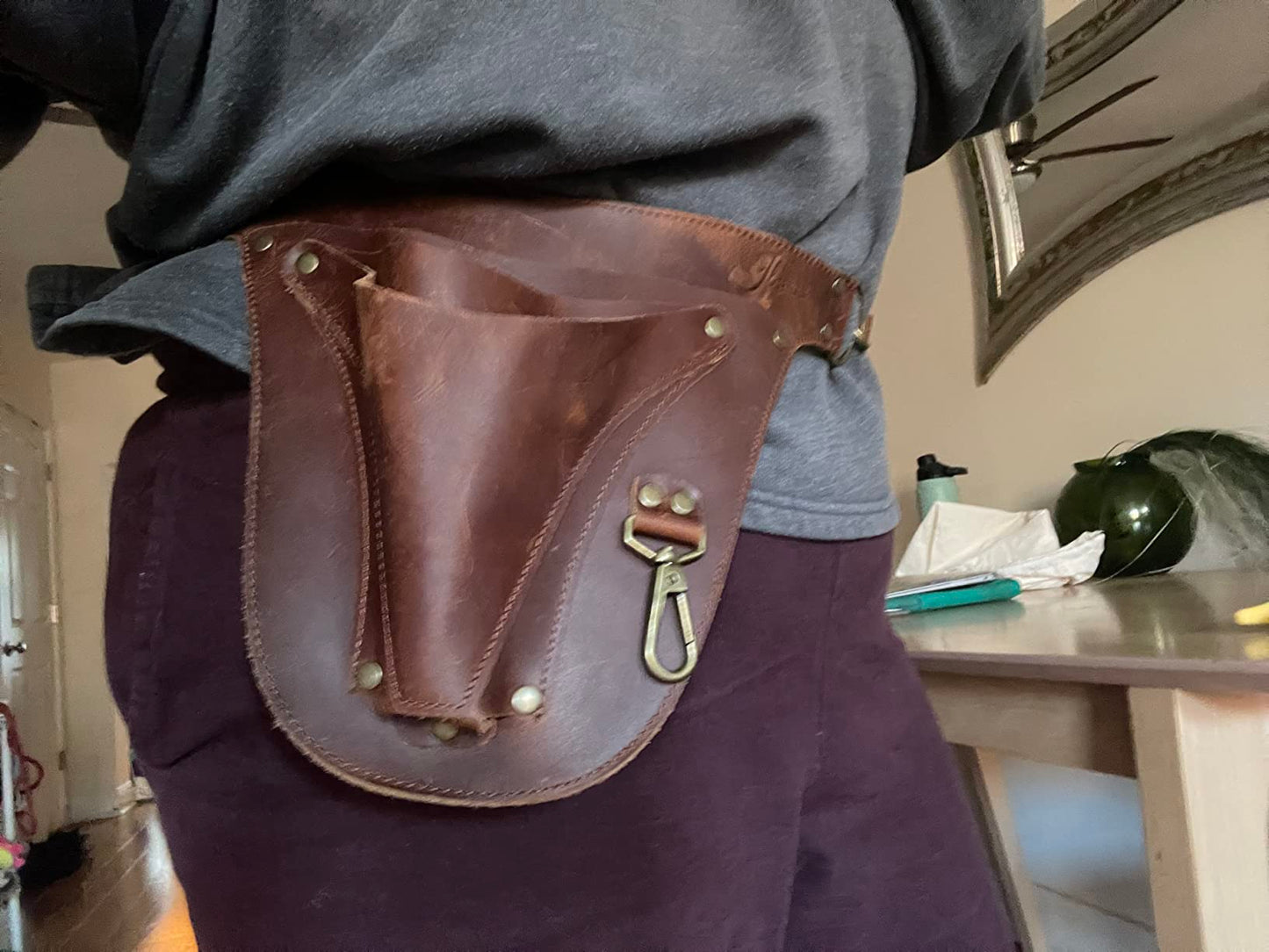 Leather Gardening Tool Belt