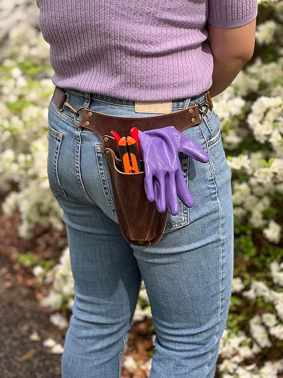 Leather Gardening Tool Belt