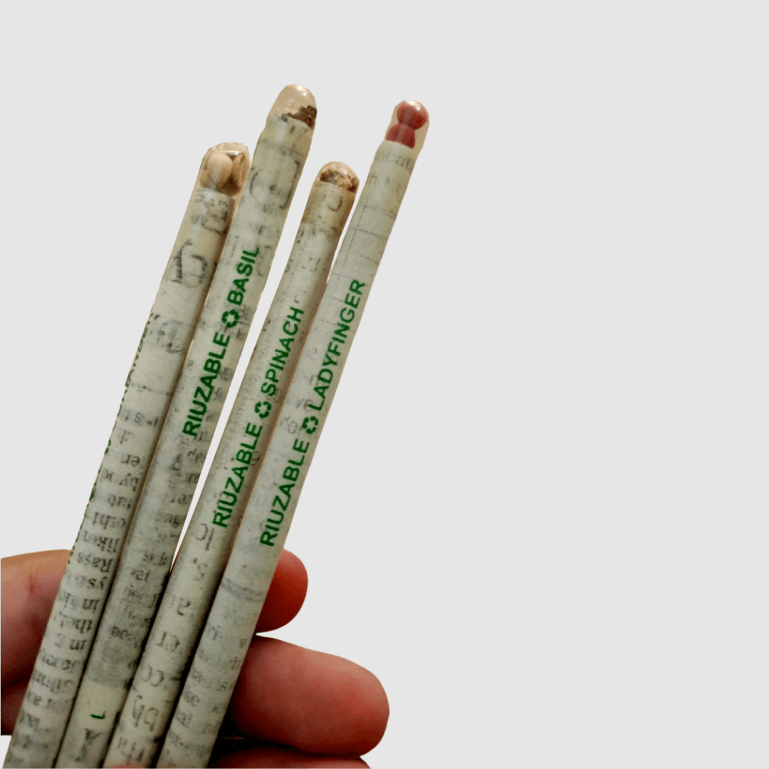 ECO FRIENDLY PAPER RECYCLED PLANTABLE SEED PENCIL