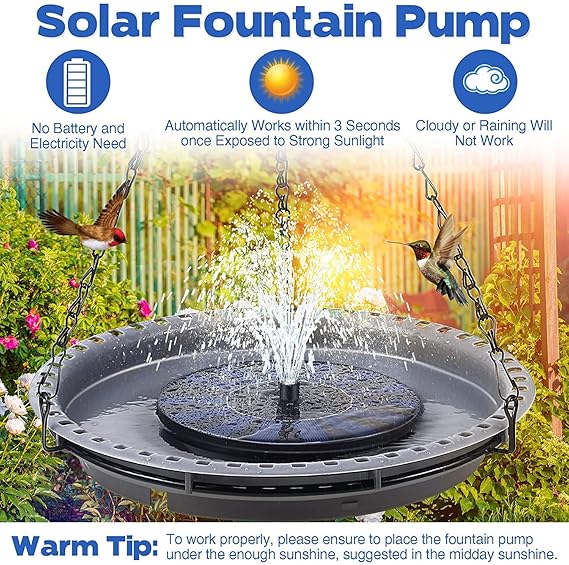 Solar Water Fountain Pump